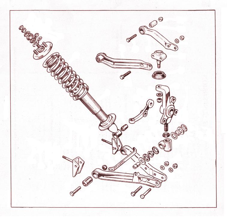 Suspension Nut & Bolt kits Canley Classics
